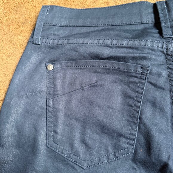 James Jeans Dry Aged Denim “Twiggy” in Black Cat Wash - Picture 5 of 10